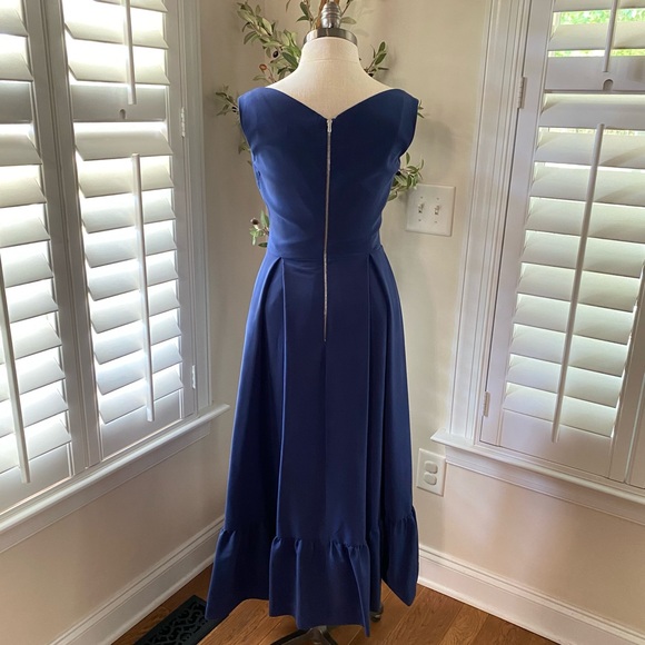 Preen by Thornton Bregazzi Palmer Pleated Stretch-Crepe Midi Dress - Picture 9 of 11